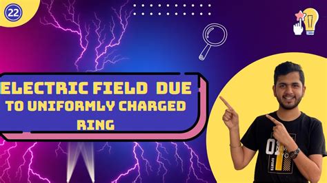 Electric Field Intensity Due To Uniformly Charged Ring Class 12 By