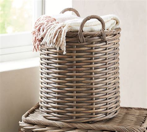 Aubrey Woven Storage Tote Pottery Barn