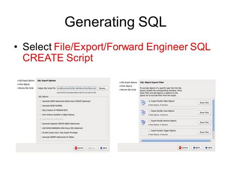 Visual Database Creation with MySQL Workbench 도시정보시스템 설계 ppt download