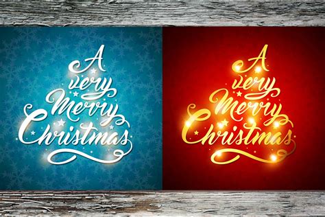 Christmas Tree Greeting Cards By Artspace Thehungryjpeg