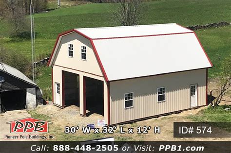 Gambrel Pole Buildings | Gambrel Pole Barns | Free Quote | PPB