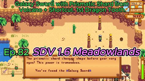 Stardew Valley Meadowlands Farm Ep Galaxy Sword With Prismatic Shard