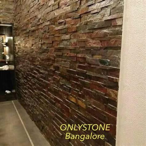 Interior Wall Stone Cladding At Rs 75 Sq Ft Stone Wall Covering In