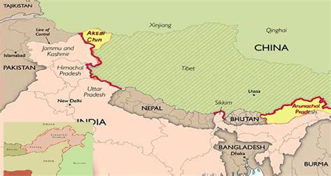 China Includes Arunachal Pradesh Aksai Chin In New Standard Map