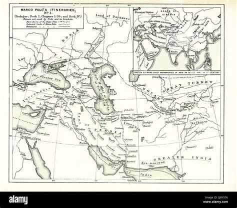 Mapa De Ruta De Marco Polo Fotografías E Imágenes De Alta Resolución