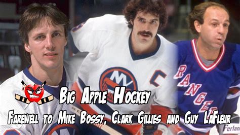 A Farewell To Ny Islanders Mike Bossy Clark Gillies Jean Potvin And