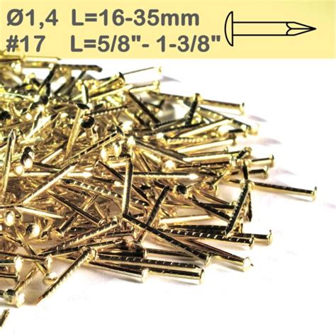 Shiny Brass Plated Nails Tacks Blackbird Nails Web Shop