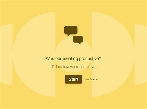 Employee Meeting Feedback Survey Template