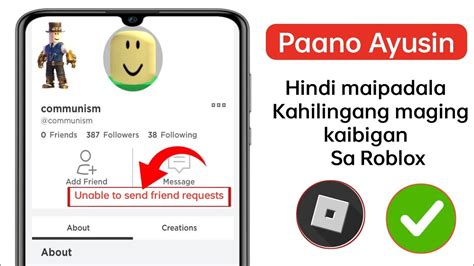 Paano Ayusin Ang Hindi Makapagpadala Ng Friend Request Sa Problema Sa