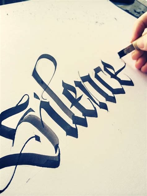 [Calligraphy] Blackletter on Behance