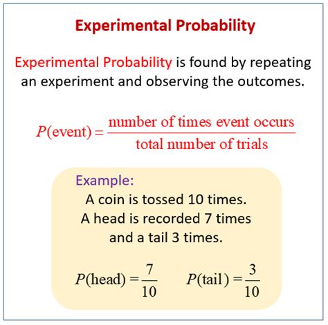 Experimental Probability Formula Deals Aikicai Org