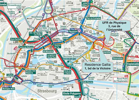 Strasbourg Map - France