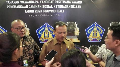 Sekda Dewa Indra Jadi Tim Penilai Wawancara Kandidat Paritrana Award