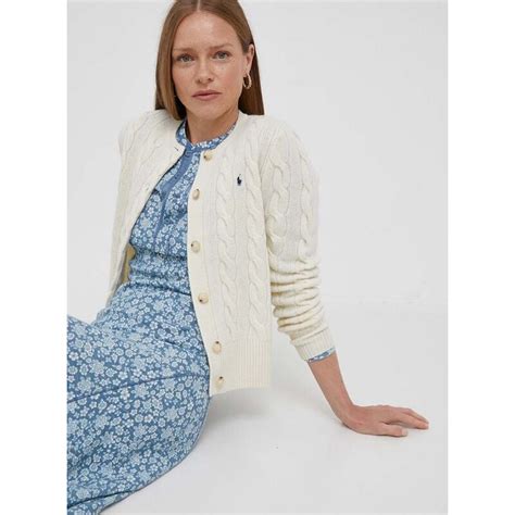 Вълнена жилетка Polo Ralph Lauren в бежово - GLAMI.bg