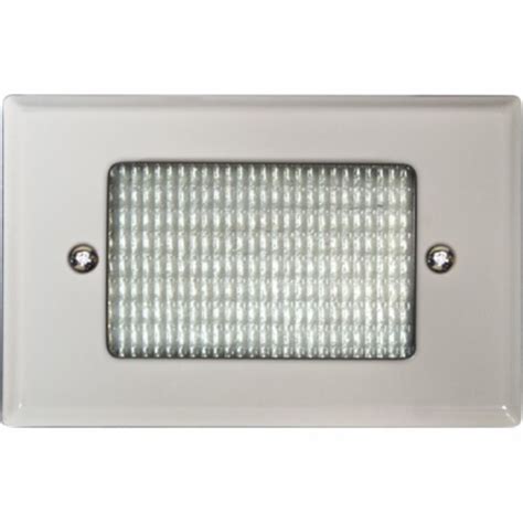 Dabmar Lighting Lv618 W Cast Aluminum Recessed Open Face Brick Step And Wall Light White 1 1