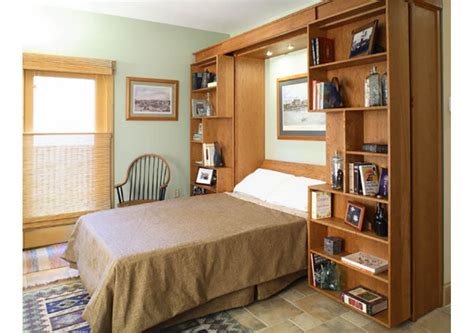 Library Wall Bed Hardwood Artisans