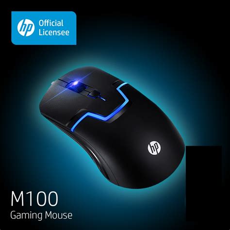 Hp X500 M10 M100 M280 G260 Optical Wired Usb Mouse Black 3 Buttons Usb