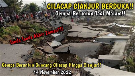 Gempa Kuat Cianjur Cilacap Hari Ini 14 November 2022 Warga Heboh