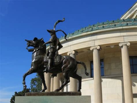 Equestrian statue of Francisco Pizarro in NY Buffalo US