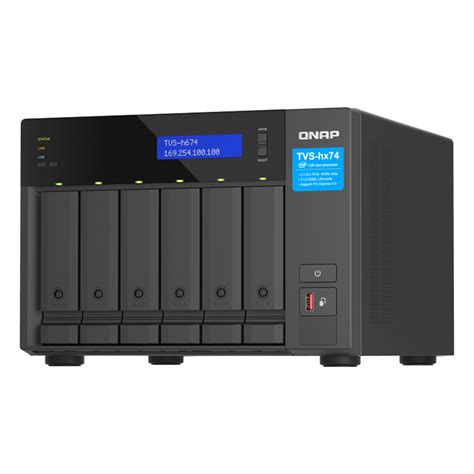 QNAP ULTRAHIGH SPEED 6 BAY NAS ICORE I5-12400 6C/12T UP TO 4.6GHZ (TVS-H674-I5-32G-US)