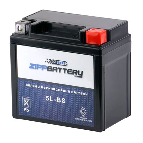 Zipp Battery Ytx L Bs L Bs Volt Ah Cca High Performance