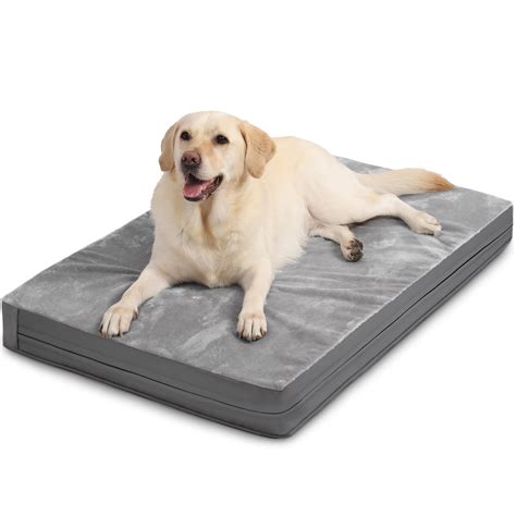 Orthopedic Dog Beds for Large Medium Dogs, Washable Waterproof Dog Bed ...