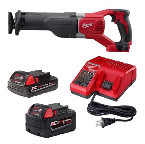 Milwaukee M18 18V Lithium-Ion Cordless SAWZALL Reciprocating Saw w/ (1 ...