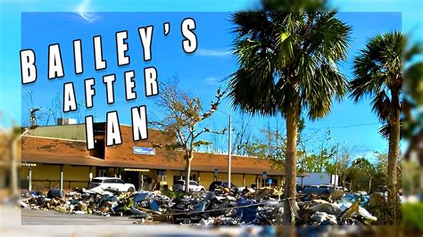 Baileys General Store Sanibel Hurricane Ian Damage Youtube