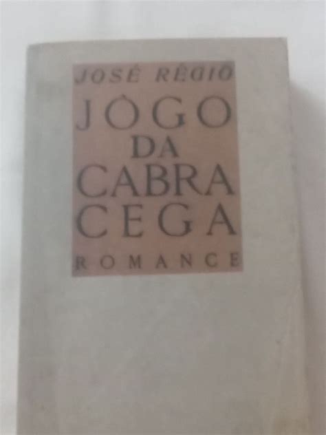 José Régio Jogo da Cabra Cega romance Livro Jose Regio Usado