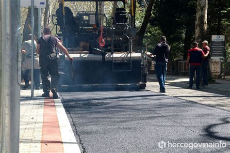 Mostar Zavr Ena Sanacija Ulice Kralja Petra Kre Imira Iv Danas Se