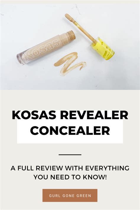 Kosas Concealer Review - Gurl Gone Green