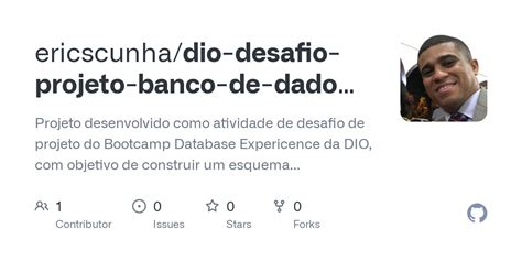 Github Ericscunha Dio Desafio Projeto Banco De Dados Esquema