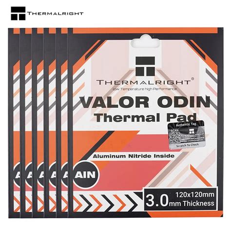 Thermalright Almohadilla T Rmica De 120x120mm Y 15w Mk Valor Odin Para Clip Tarjeta Gr Fica