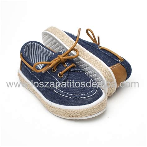 Comprar Zapatillas Ni O Lona Marino Modelo Nauticos