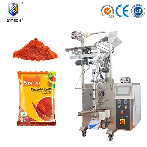 Automatic Small Sachets Spice Chilli Powder Form Fill Seal Wrapping