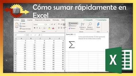 Cómo Sumar Filas Y Columnas Rápidamente En Excel Youtube