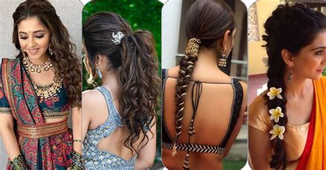 Elegance and Tradition with Navratri Braided Bun Hairstyles