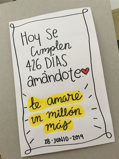 #cartas #novios #aniversario #frasesdeamor Creative Gifts For Boyfriend ...