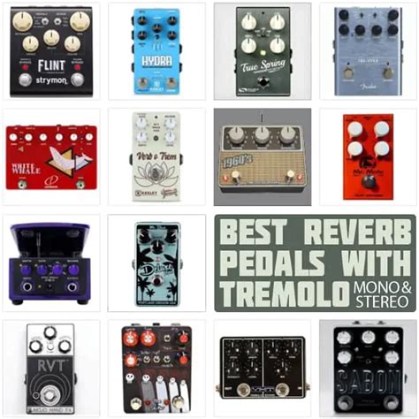 Best Reverb Pedals With Tremolo In 2023 Top Mono And Stereo Effects Delicious Audio