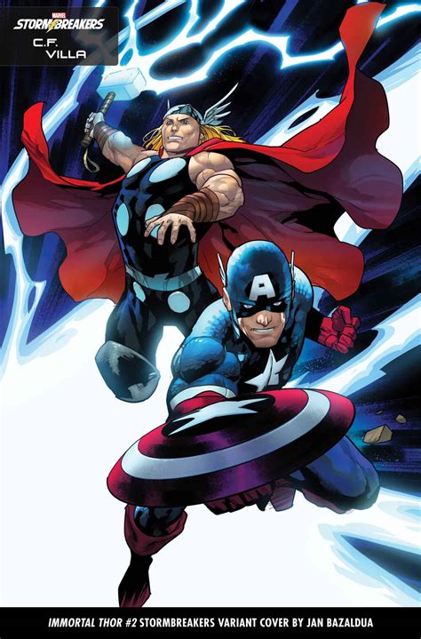 Marvel S Stormbreakers Soar Alongside Captain America In New Covers