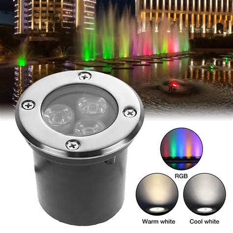 Luz LED Subacu Tica RGB Impermeable L Mpara De Reflector Anticorrosi N