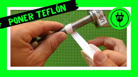 Poner teflón o cinta PTFE correctamente YouTube