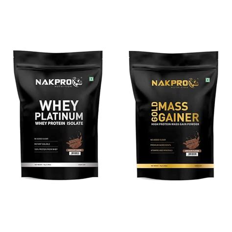 Buy Nakpro Platinum 100 Whey Protein Isolate 281g Protein 64g Bcaa 1 Kg Chocolate Flavour