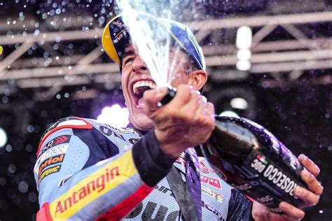 Bahagianya Marc Marquez Jadi Pemenang Sprint Race Motogp Aragon