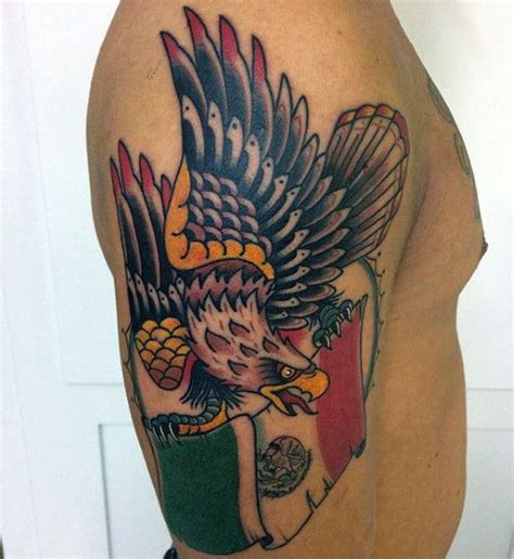 Mexican Eagle Tattoo Designs For Men Manly Ink Ideas