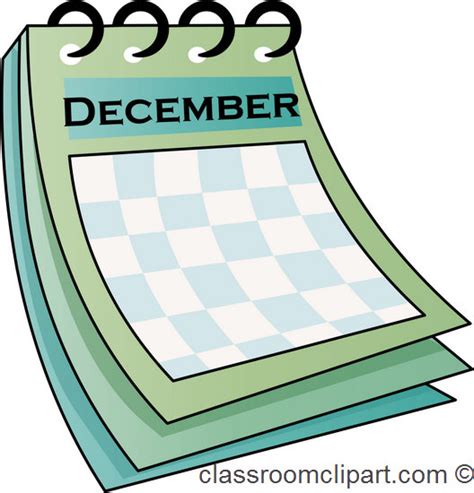 December calendar clipart jpg – Clipartix