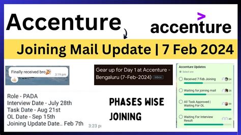 Accenture Breaking News Feb Joining Update Interview To Joining