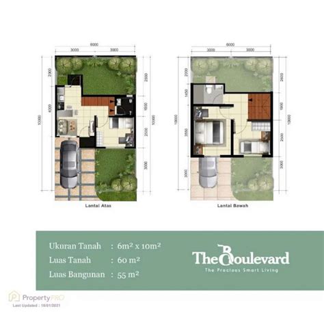 THE BOULEVARD BOGOR RUMAH 2 LANTAI KAWASAN ASRI FASILITAS LENGKAP