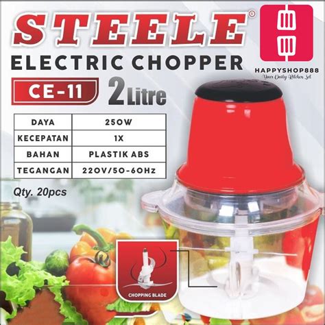 Jual Steele Meat Grinder Chopper Elektrik Electric Alat Mesin