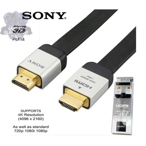 Jual Kabel Hdmi Sony Cable Hdmi To Hdmi Gold Plate K Shopee